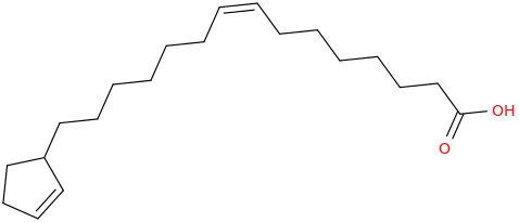 8 pentadecenoic acid, 15 (2 cyclopenten 1 yl) , (8z) 